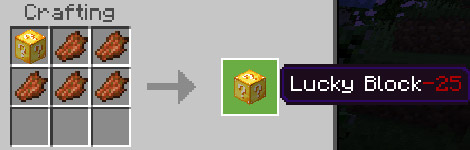 Мод "Классический лаки блок" для Minecraft PE