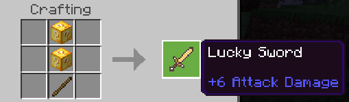 Мод "Классический лаки блок" для Minecraft PE