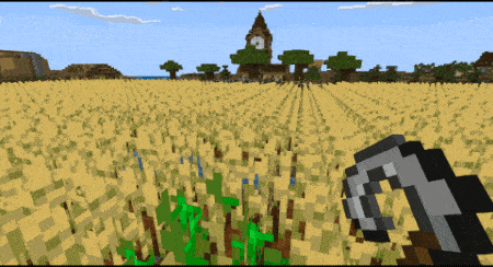 Мод "Набор инструментов фермера" для Minecraft PE