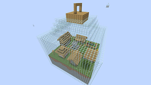 Карта "Выживание в бутылках" для Minecraft PE