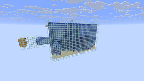 Карта "Выживание в бутылках" для Minecraft PE