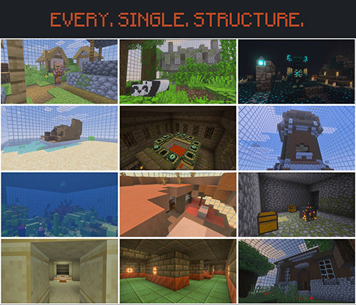 Карта "Выживание в бутылках" для Minecraft PE