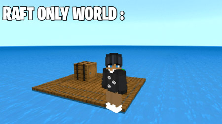 Карта "Выживание на плоту" для Minecraft PE