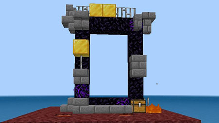 Карта "Выживание на плоту" для Minecraft PE