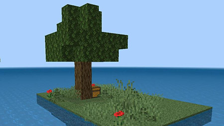 Карта "Выживание на плоту" для Minecraft PE
