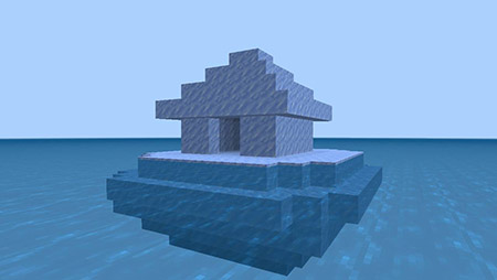 Карта "Выживание на плоту" для Minecraft PE