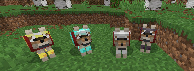 Мод "Волчья броня" для Minecraft PE