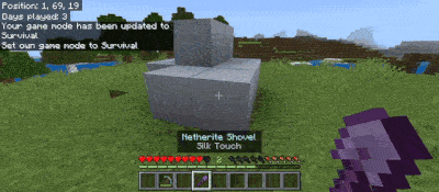 Мод "Быстрый сбор ресурсов" для Minecraft PE