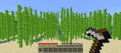 Мод "Быстрый сбор ресурсов" для Minecraft PE