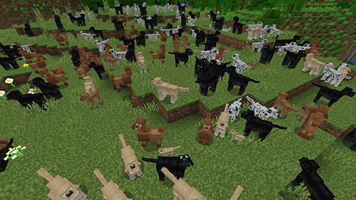 Мод "Собаки" для Minecraft PE