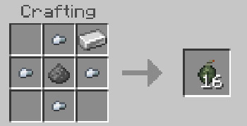 Мод "Гранаты" для Minecraft PE