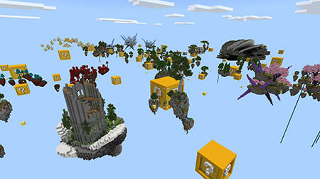 Карта "Лаки скайблок челлендж" для Minecraft PE