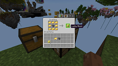 Карта "Лаки скайблок челлендж" для Minecraft PE