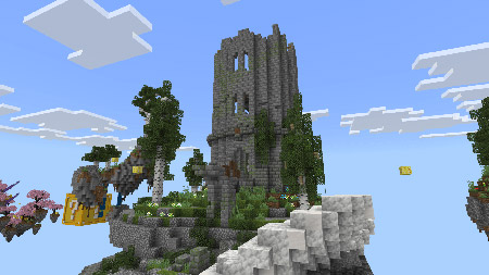 Карта "Лаки скайблок челлендж" для Minecraft PE