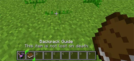 Мод "Простой рюкзак" для Minecraft PE