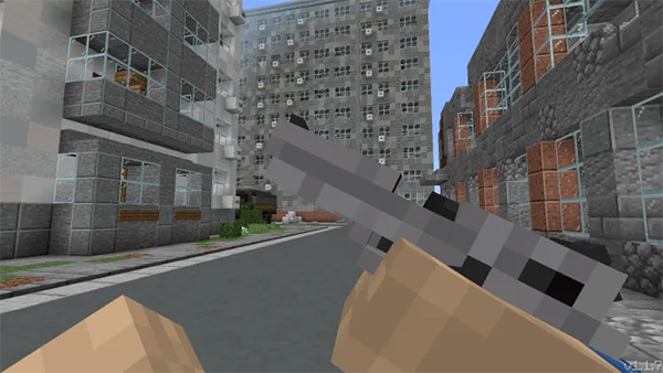 Мод "Оружие от Aplok" для Minecraft PE