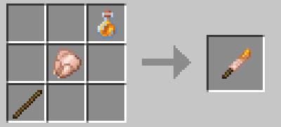 Мод "Шашлык на костре" для Minecraft PE