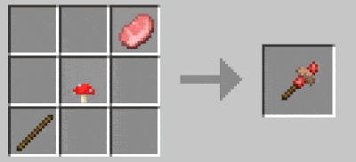 Мод "Шашлык на костре" для Minecraft PE
