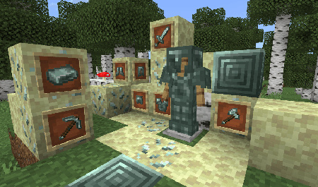 Мод "Новые инструменты" для Minecraft PE