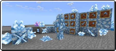 Мод "Новые инструменты" для Minecraft PE