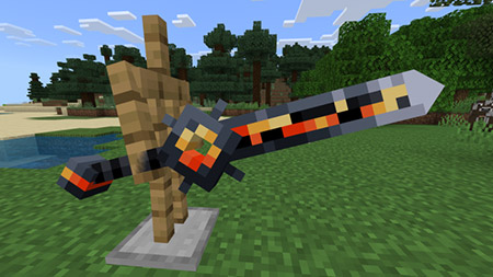 Мод "Мистические мечи" для Minecraft PE