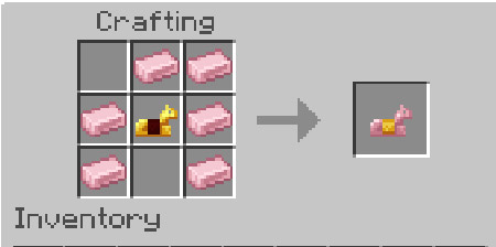 Мод "Розовое золото" для Minecraft PE