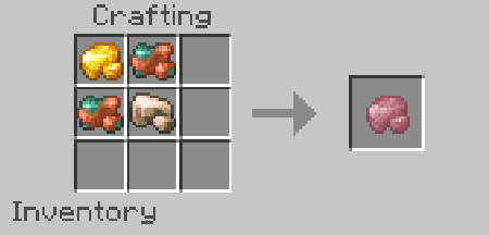 Мод "Розовое золото" для Minecraft PE