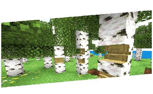 Мод "Динамическая рубка деревьев" для Minecraft PE