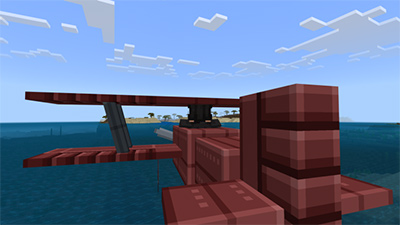 Мод "Самолет" для Minecraft PE