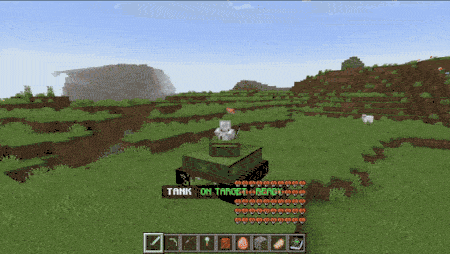 Мод "Боевой танк" для Minecraft PE