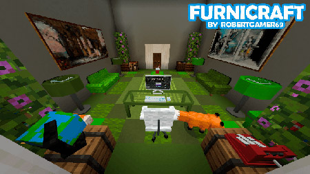 Мод "Мебель Furnicraft" для Minecraft PE