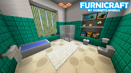 Мод "Мебель Furnicraft" для Minecraft PE