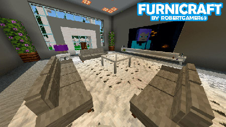 Мод "Мебель Furnicraft" для Minecraft PE