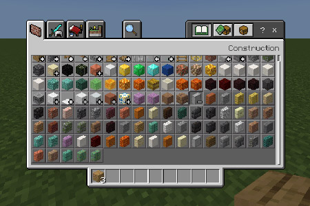 Мод "Вертикальные полублоки" для Minecraft PE