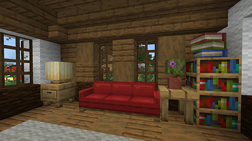 Мод "Ванильная мебель" для Minecraft PE