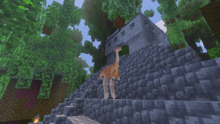 Мод "Динозавры и зомби-апокалипсис" для Minecraft PE
